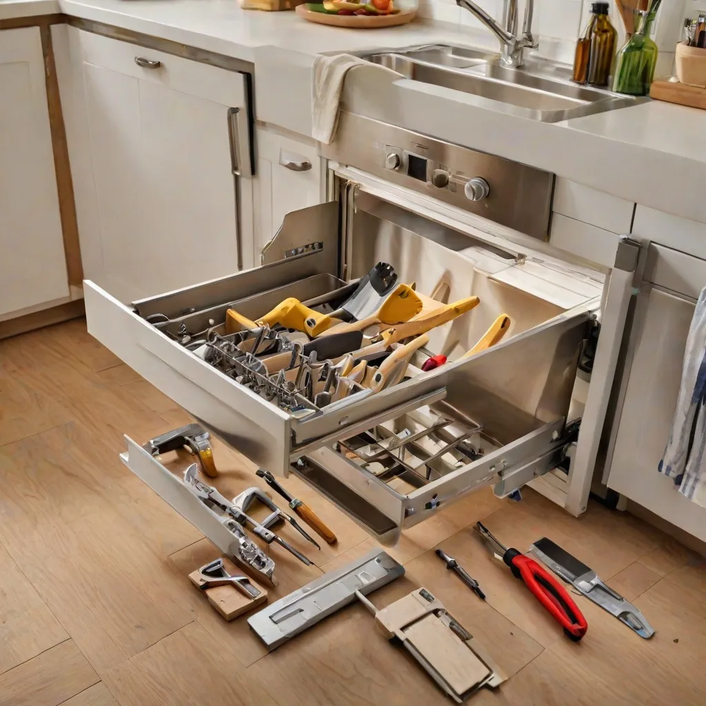 Jak wyciągnąć zmywarkę z zabudowy: krok po kroku